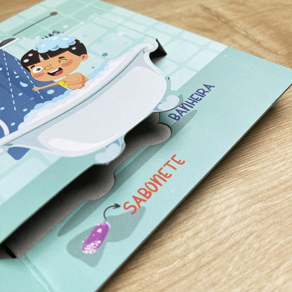 Pop-Up Hora do Banho | Meu Primeiro Livro de Palavras