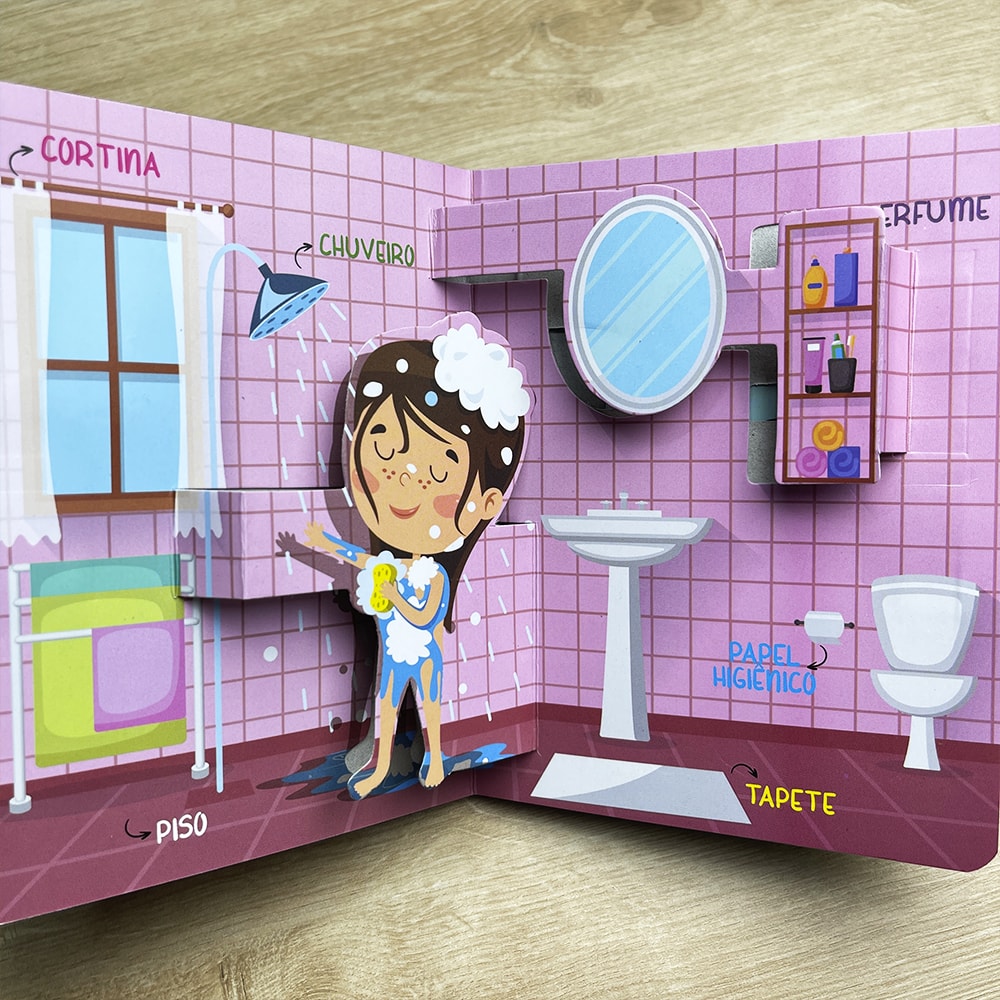 Pop-Up Hora do Banho | Meu Primeiro Livro de Palavras