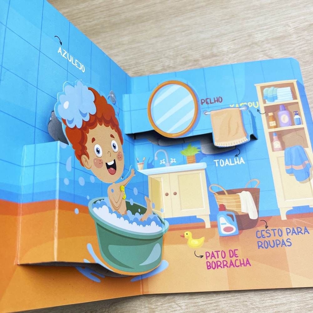 Pop-Up Hora do Banho | Meu Primeiro Livro de Palavras