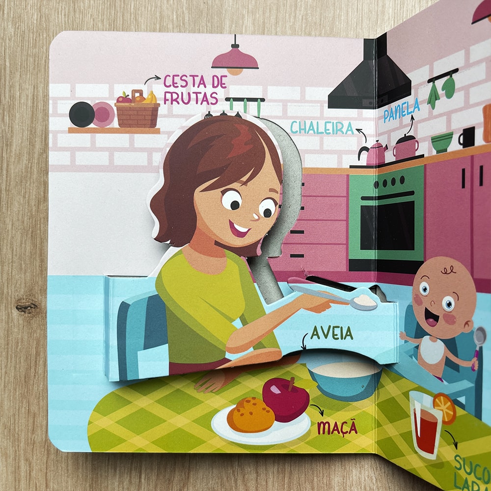 Pop-Up Hora da Papinha | Meu Primeiro Livro de Palavras