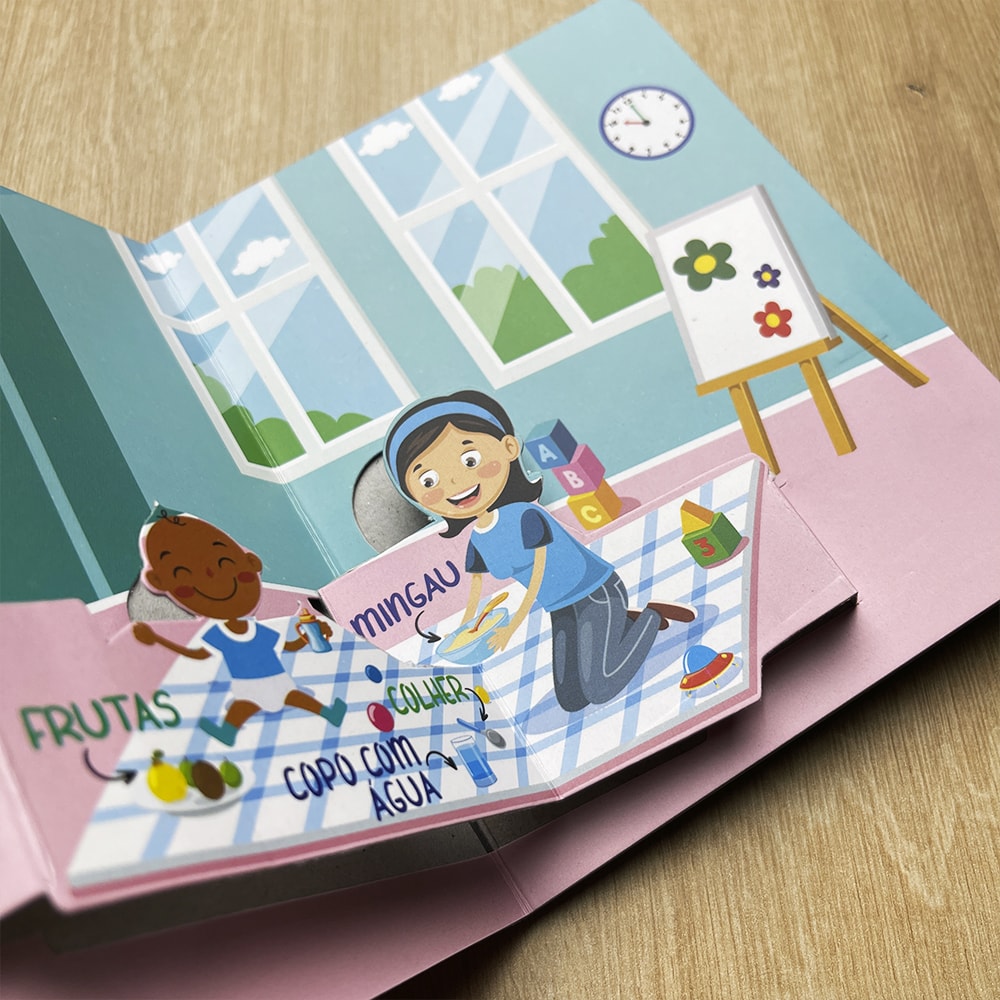 Pop-Up Hora da Papinha | Meu Primeiro Livro de Palavras