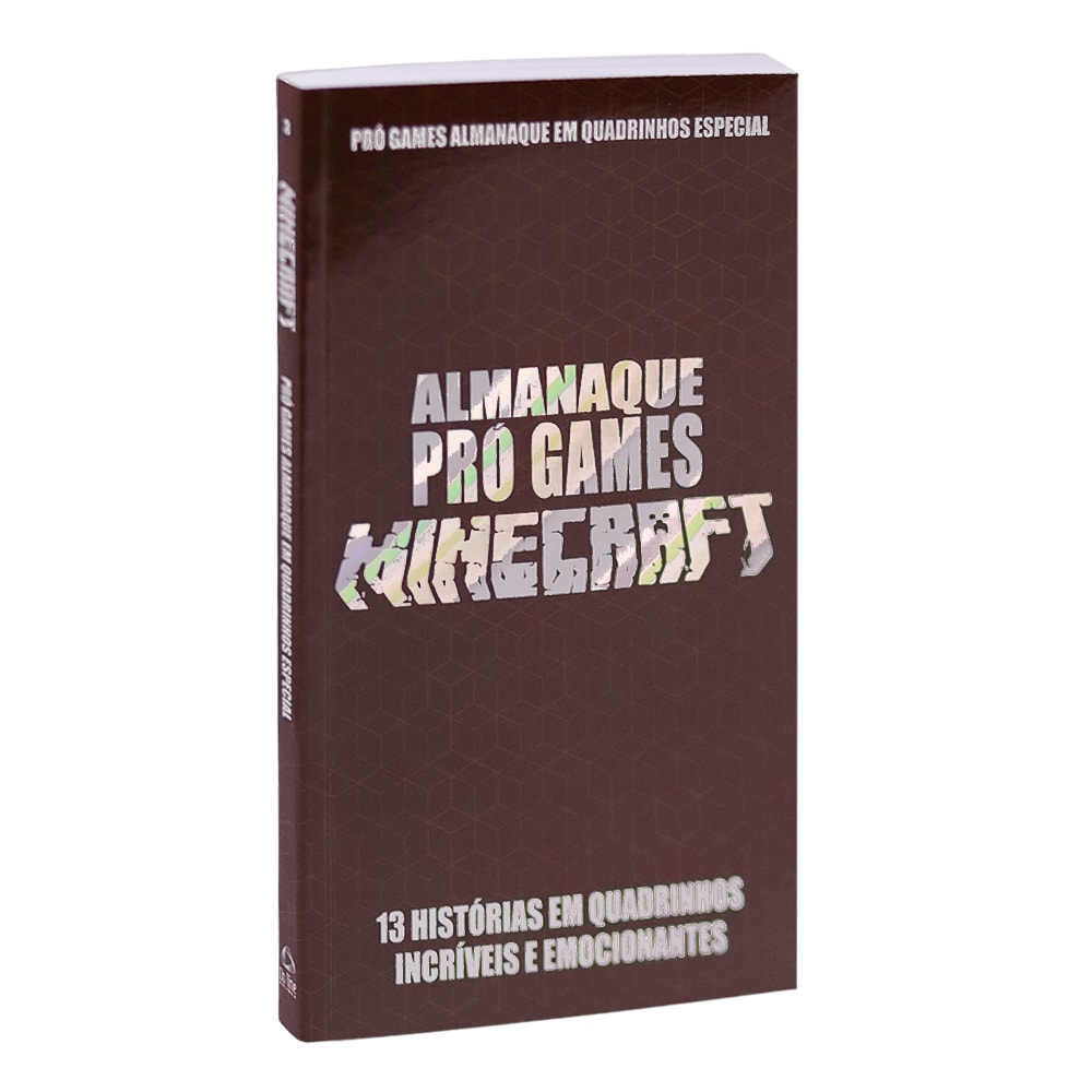 Almanaque Pró Games Minecraft | 13 Histórias em Quadrinhos | Capa Marrom