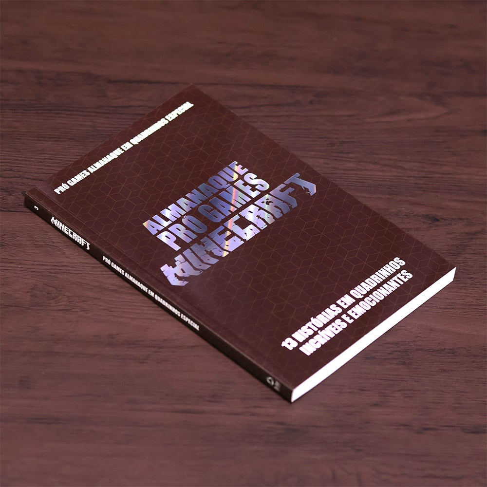 Almanaque Pró Games Minecraft | 13 Histórias em Quadrinhos | Capa Marrom