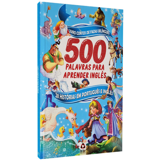 Livro Contos de Fadas Nilíngues | 500 Palavras para Aprender Inglês
