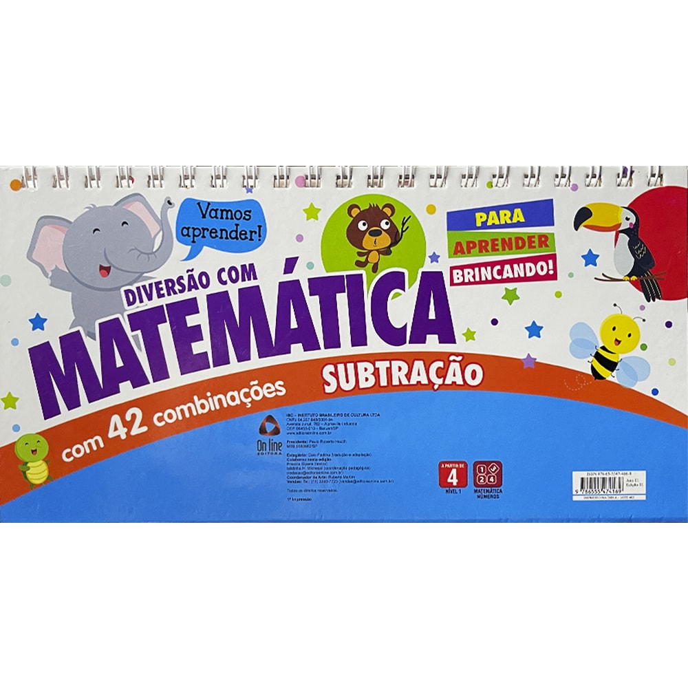 Diversão com Matemática | Subtração | Para Aprender Brincando | 42 Combinações