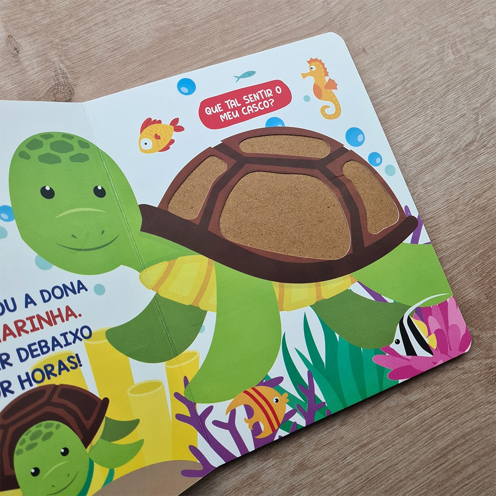 Livro Toque e Sinta | Maus Amigos do Mar
