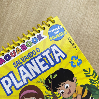 Aquabook Salvando o Planeta | Vem com Uma Caneta Magica
