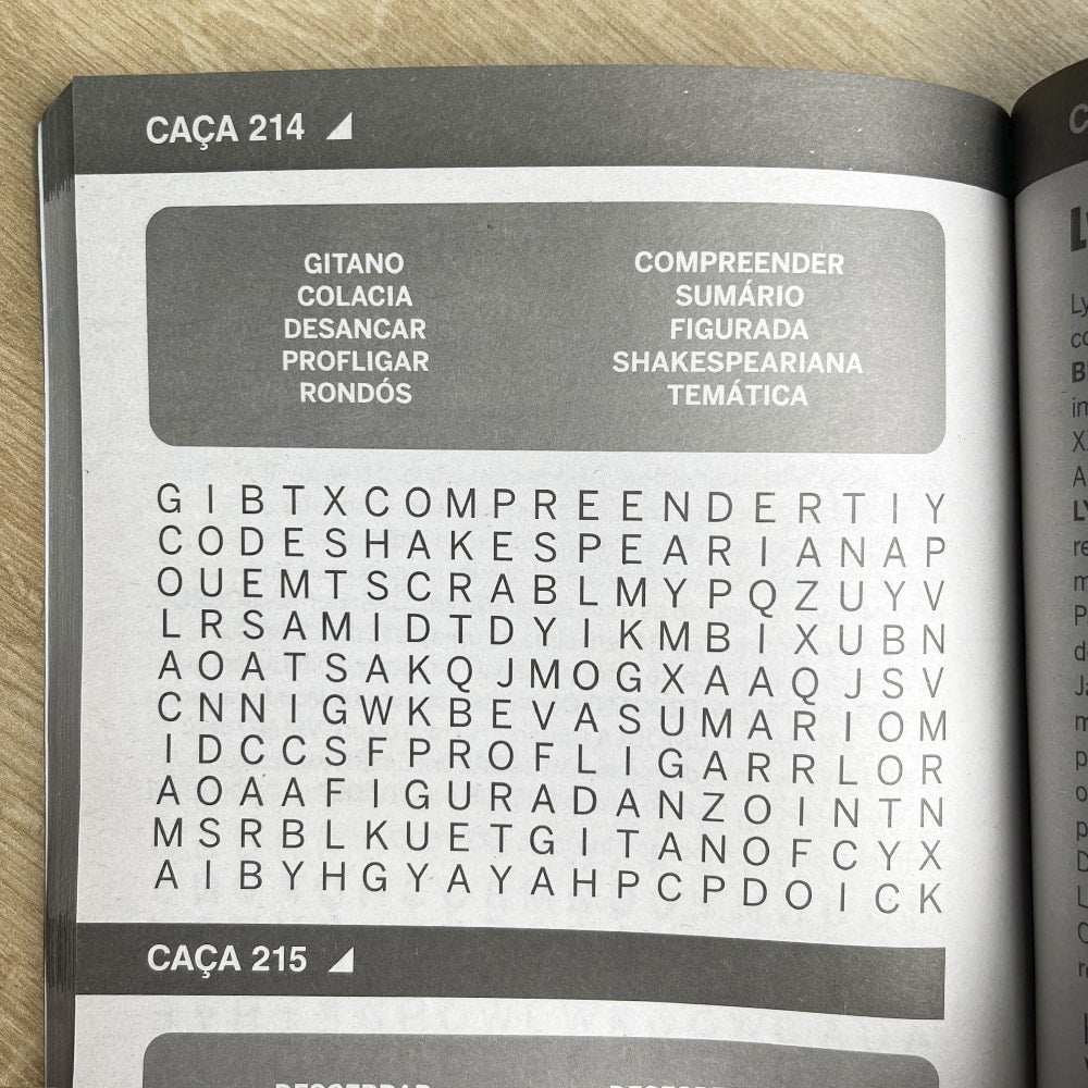 Almanaque Passatempo Sabe-Tudo | 365 Caça Palavras | Letrão | Literatura Brasileira