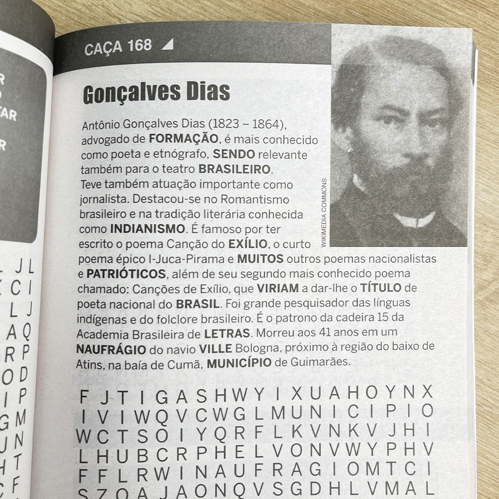 Almanaque Passatempo Sabe-Tudo | 365 Caça Palavras | Letrão | Literatura Brasileira