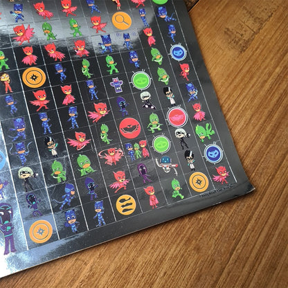 PJ Masks Prancheta para Colorir | 1500 Adesivos