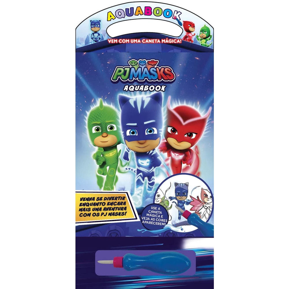 Aquabook PjMasks | Vem com Uma Caneta Magica