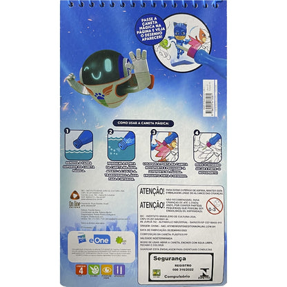Aquabook PjMasks | Vem com Uma Caneta Magica