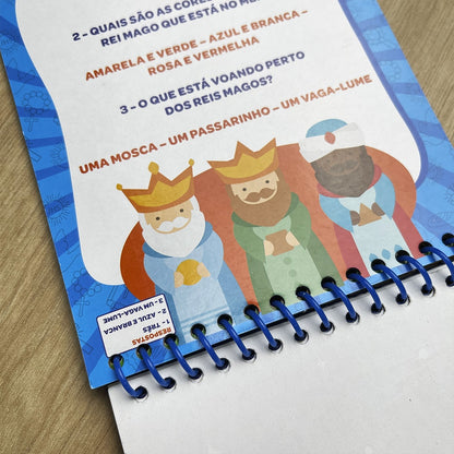 Aquabook O Nascimento de Jesus | Vem com Uma Caneta Magica