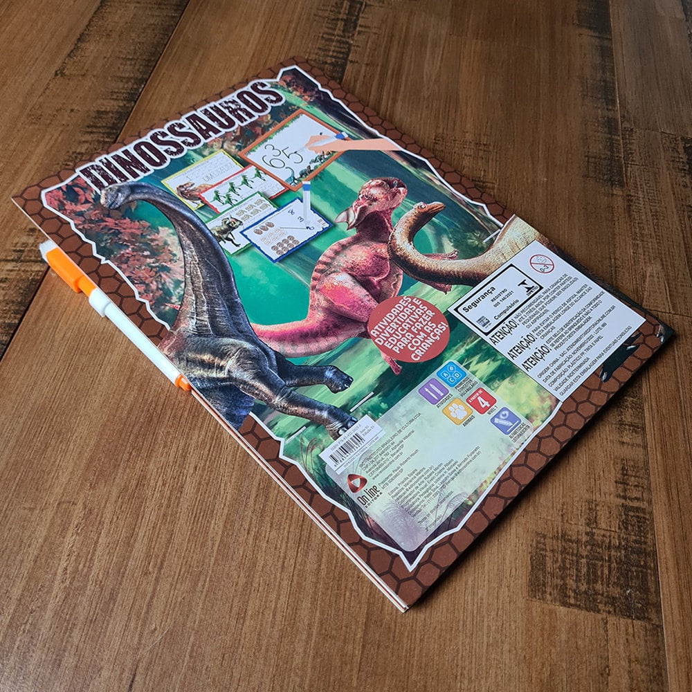 Escolinha Divertida | Dinossauros | Caligrafia dos Numerais