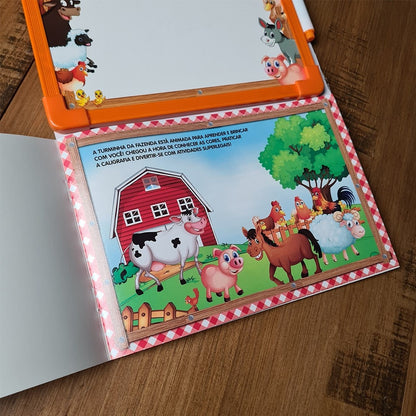 Escolinha Divertida | Turminha da Fazenda | Cores e Caligrafia