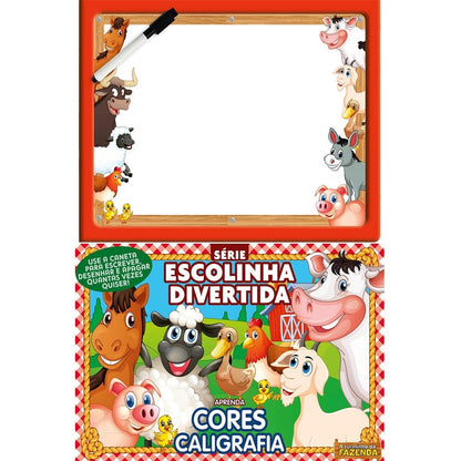 Escolinha Divertida | Turminha da Fazenda | Cores e Caligrafia