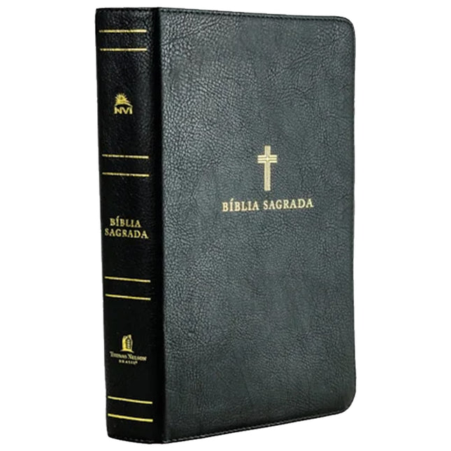 Bíblia Sagrada | NVI | Letra Grande | Couro Soft Preta