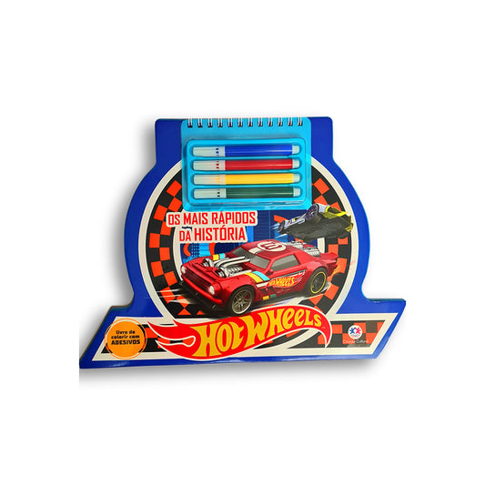 Hot Wheels | Os Mais Rápidos da História | Livro com Adesivos