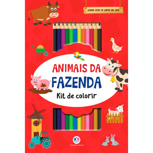 Animais da Fazenda | Kit de Colorir