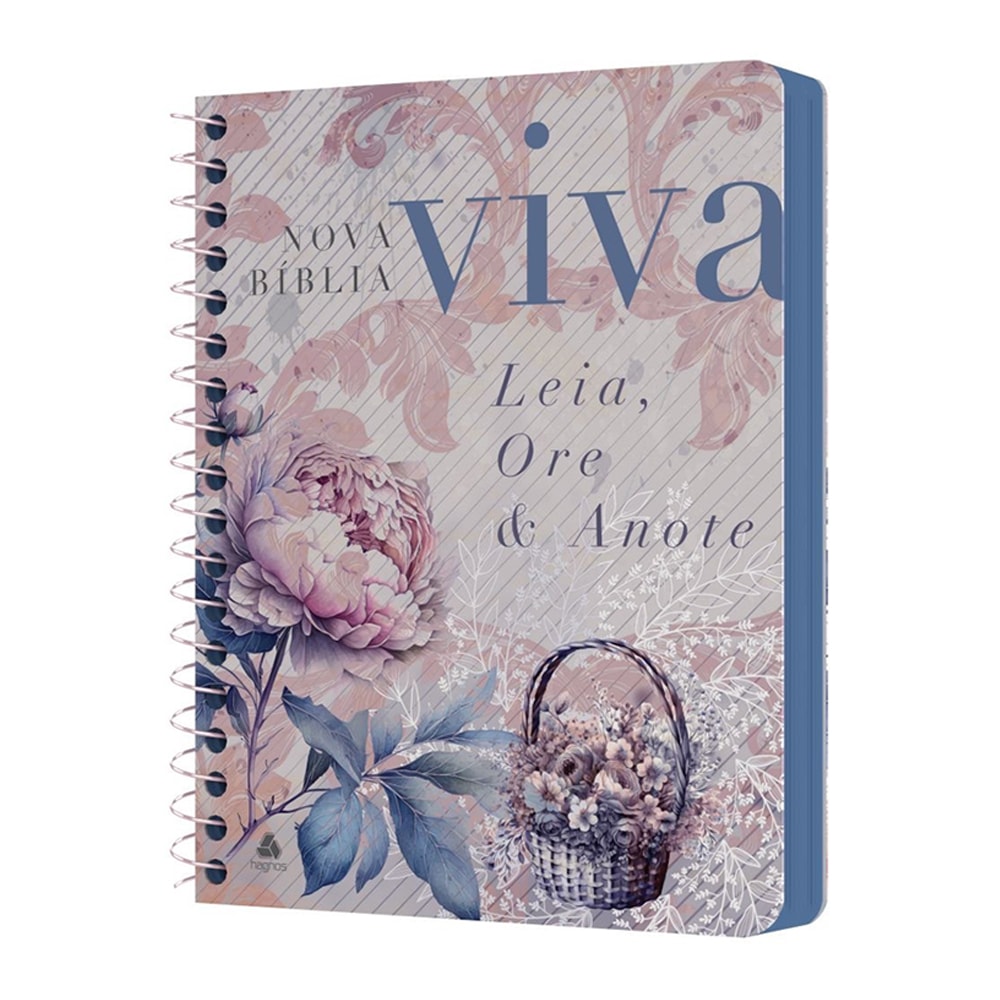 Nova Bíblia Viva Com Espaço para Anotação | Letra Normal | Capa Espiral Colheita Abundante
