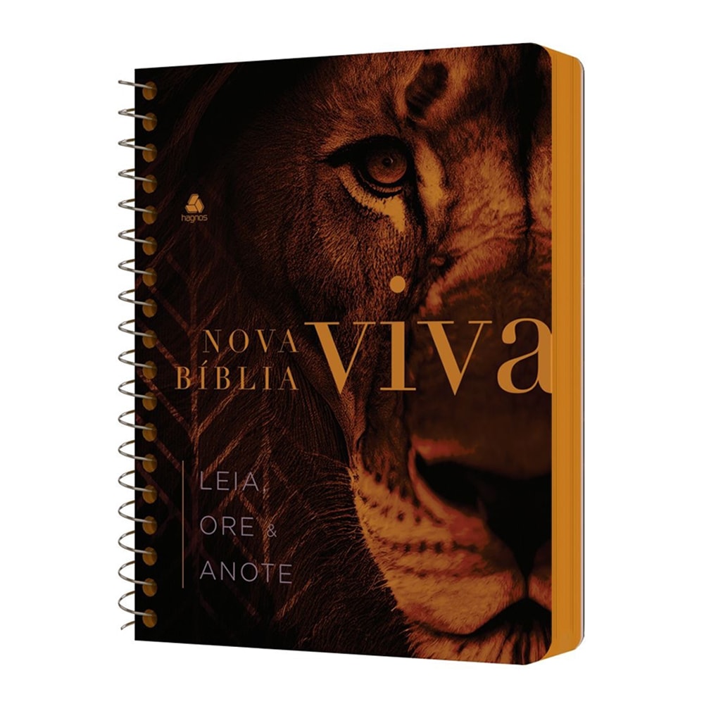 Nova Bíblia Viva Com Espaço para Anotação | Letra Normal | Capa Espiral Força e Poder