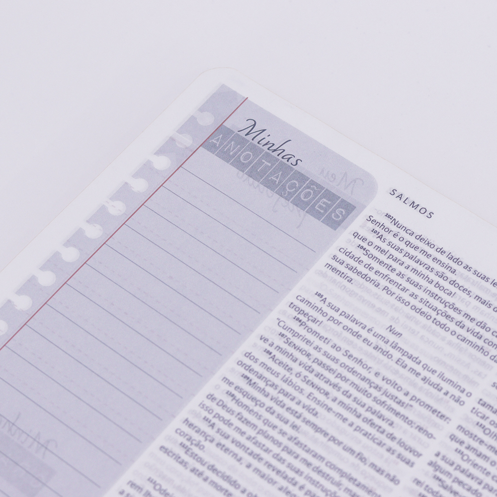 Nova Bíblia Viva Com Espaço para Anotação | Letra Normal | Capa Espiral Força e Poder