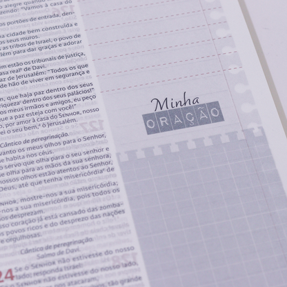 Nova Bíblia Viva Com Espaço para Anotação | Letra Normal | Capa Espiral Força e Poder