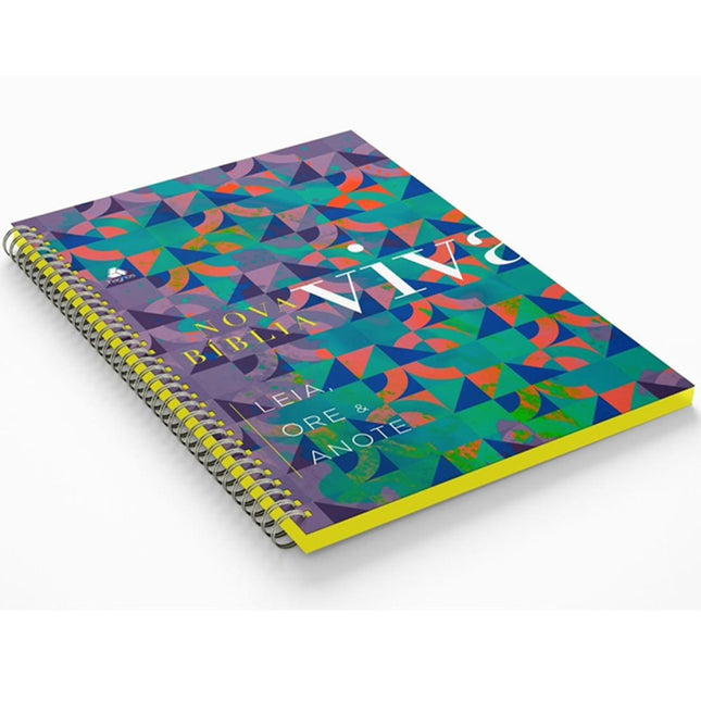 Nova Bíblia Viva Com Espaço para Anotação | Letra Normal | Capa Espiral Nova Vida