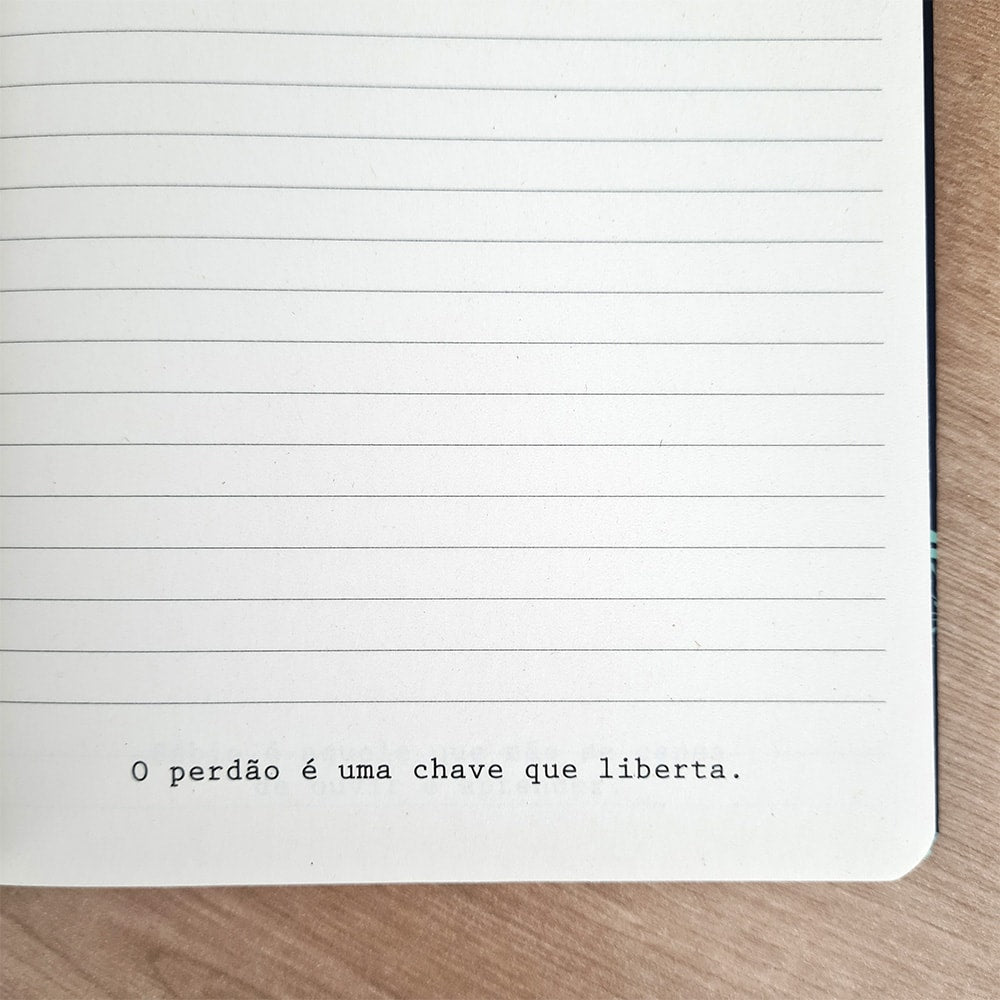 Caderno com Bons Pensamentos | Capa Dura Rosas