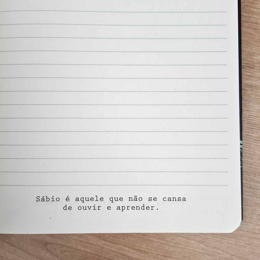 Caderno com Bons Pensamentos | Capa Dura Rosas