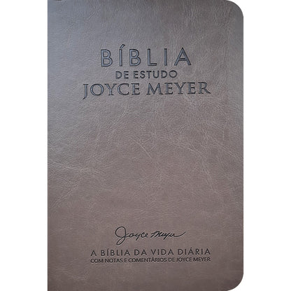 Bíblia De Estudo Joyce Meyer | NVI | Letra Média | Capa Marrom Claro