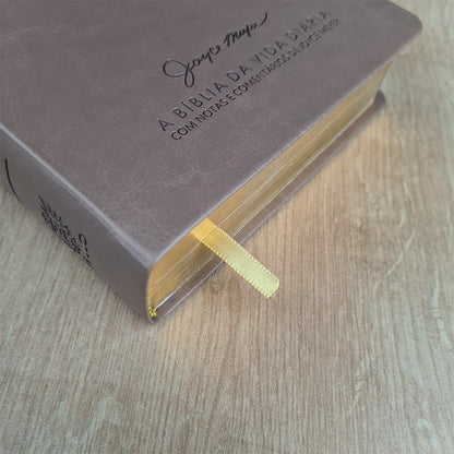 Bíblia De Estudo Joyce Meyer | NVI | Letra Média | Capa Marrom Claro
