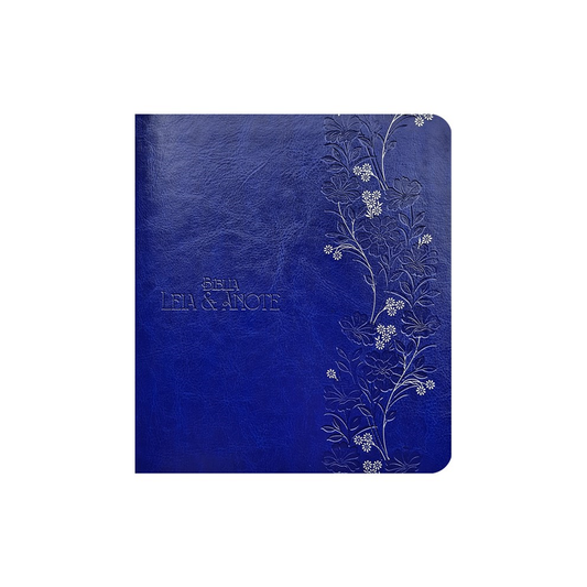 Bíblia Sagrada Leia e Anote | NVT | Letra Normal | Capa Luxo Azul