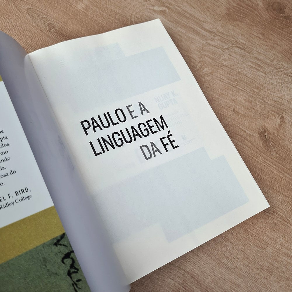 Paulo e a Linguagem da Fé | Grupta Nijay