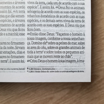 Bíblia Sagrada Preta Rosas | NVI | Letra Grande | Capa Dura