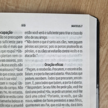 Bíblia Sagrada Luz Para o Meu Caminho | NVT | Letra Grande | Capa Dura