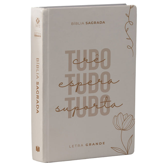 Bíblia Sagrada Tudo Crê | NVT | Letra Grande | Capa Dura