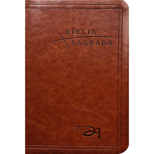 Bíblia Sagrada | A21 | Normal | C/ Referencias Cruzadas | Capa Luxo Marrom