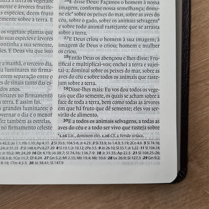 Bíblia Sagrada | A21 | Normal | C/ Referencias Cruzadas | Capa Luxo Marrom