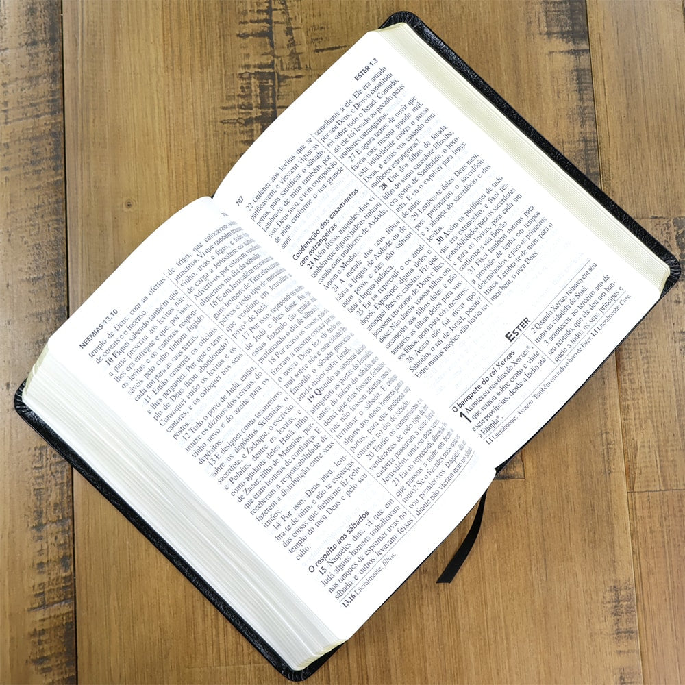Biblia Sagrada | A21 | Letra Gigante | Capa Luxo Preta