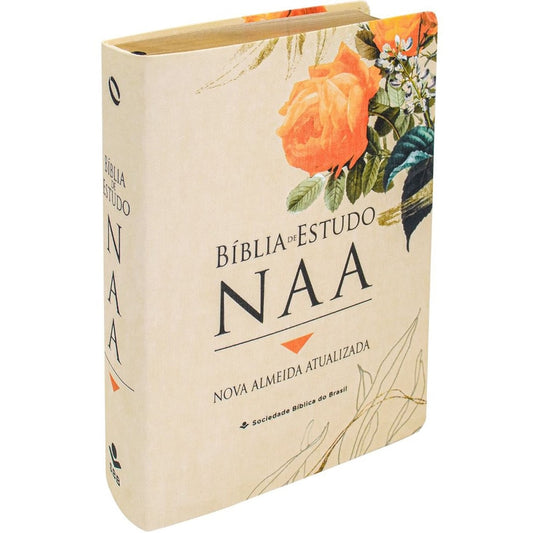 Bíblia de Estudo Lírica | NAA | Letra Normal | Capa Flexível Linho