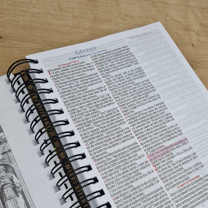 Bíblia Sagrada KJA 1611 | Letra Normal | Capa Dura Espiral João 3:16