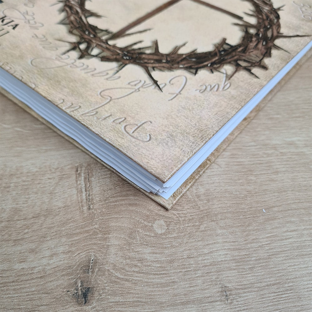 Bíblia Sagrada KJA 1611 | Letra Normal | Capa Dura Espiral Coroa de Espinhos