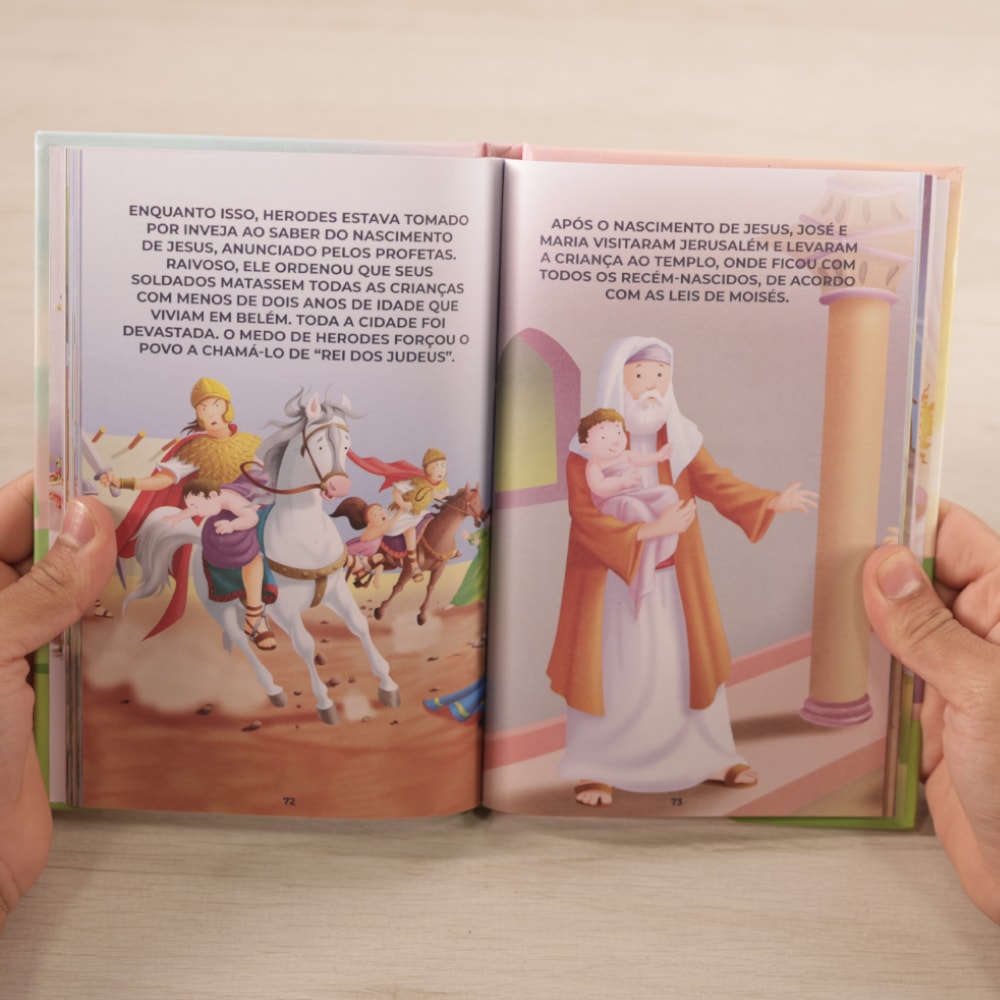 Bíblia Infantil | Letras Grandes | Ilustrada