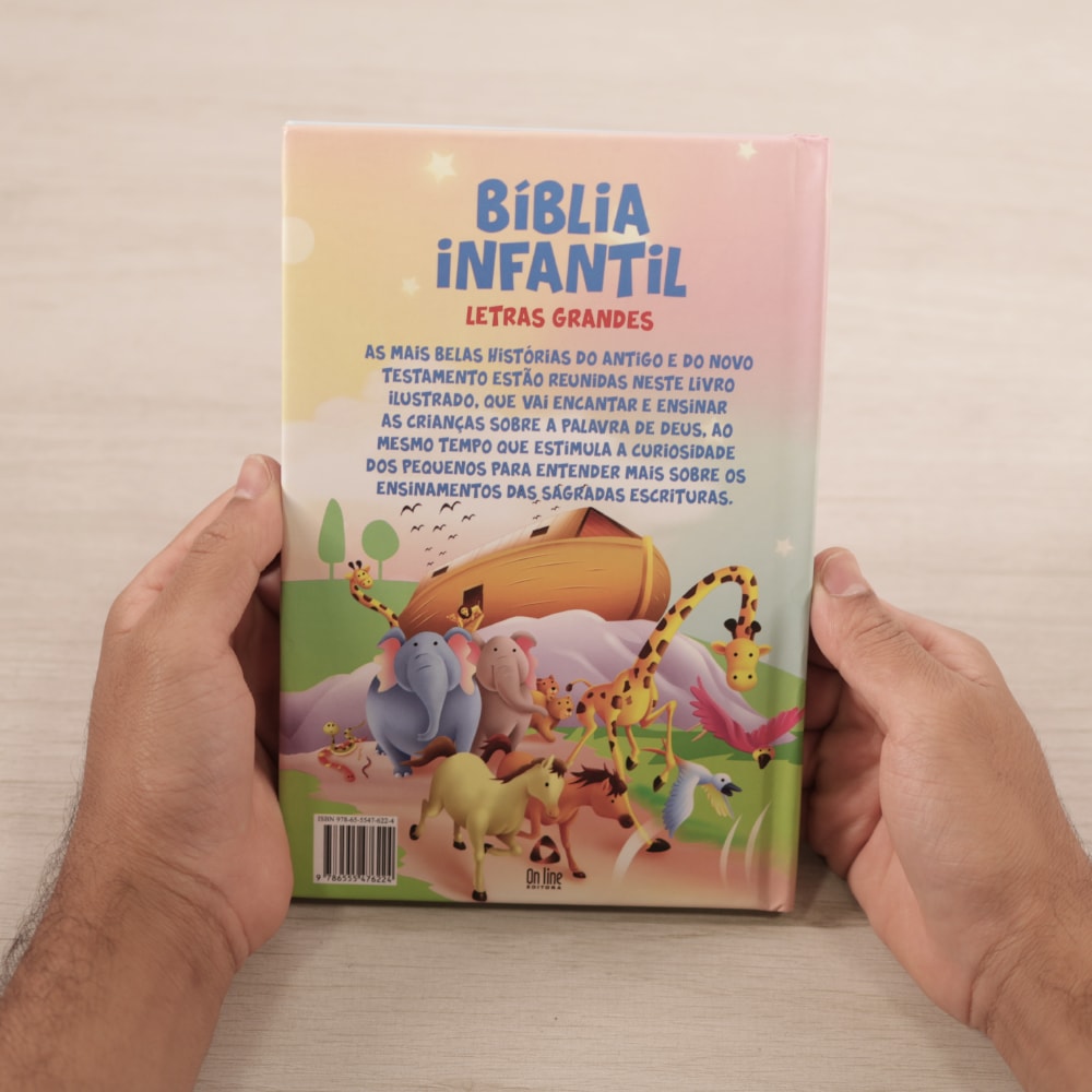 Bíblia Infantil | Letras Grandes | Ilustrada