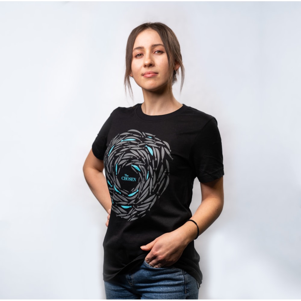 Camiseta Contra a Corrente | Preta | The Chosen P