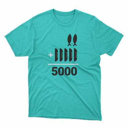Camiseta 2+5=5000 | Teal | The Chosen P