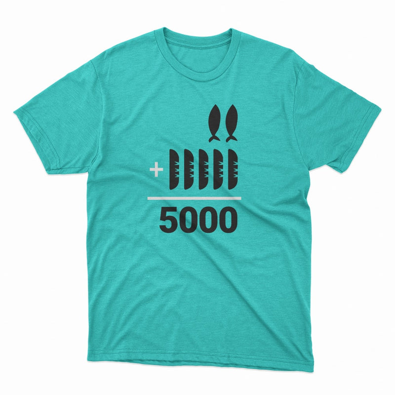 Camiseta 2+5=5000 | Teal | The Chosen M