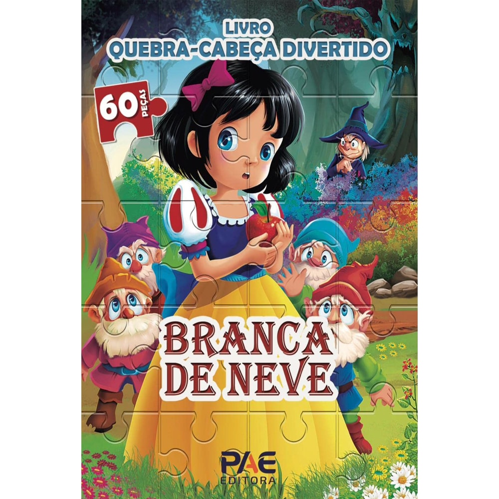 Livro Quebra-Cabeça Divertido | Branca de Neve
