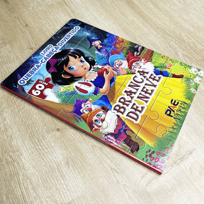 Livro Quebra-Cabeça Divertido | Branca de Neve